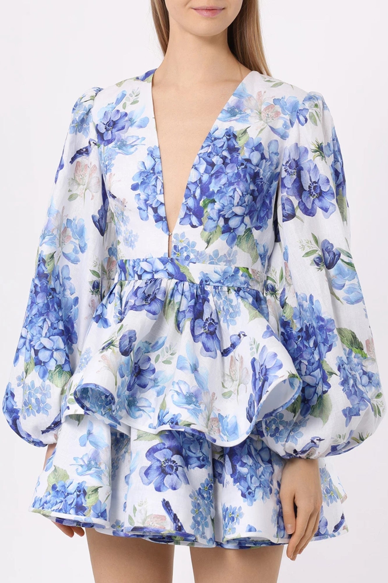 Vestido Corto Floral de Fiesta
