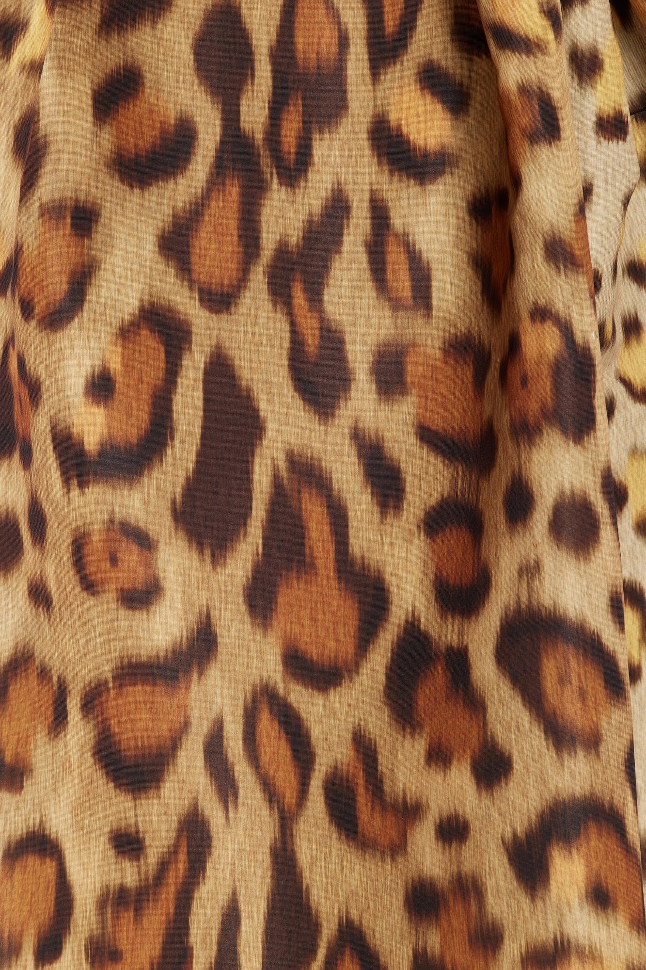 Vestido Midi Estampado Animal de Fiesta