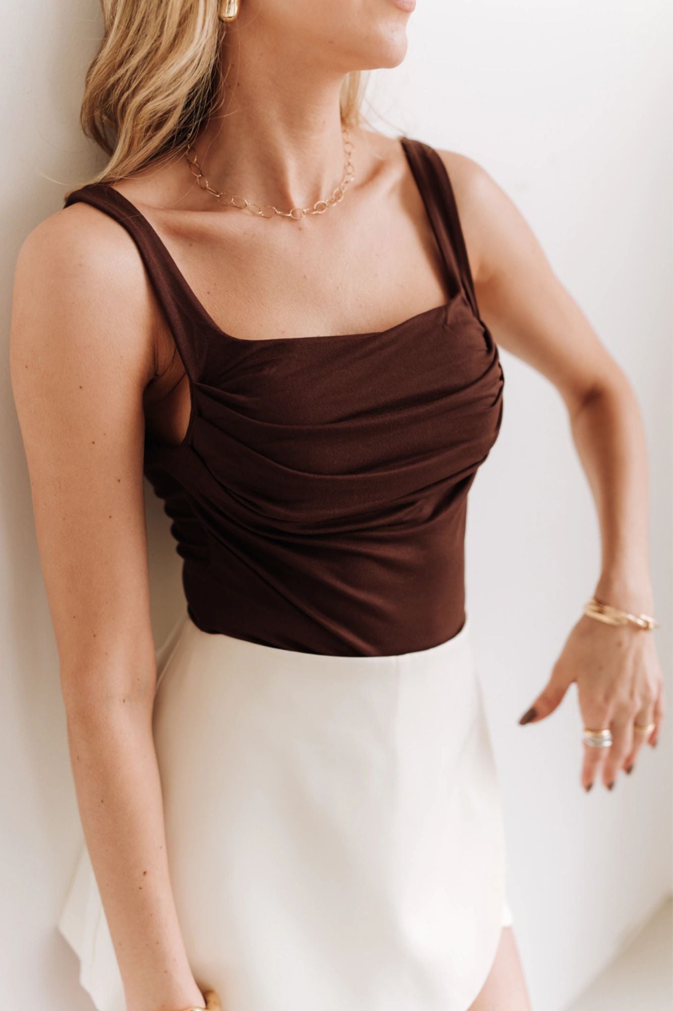 Blusa Fruncido con Tirante