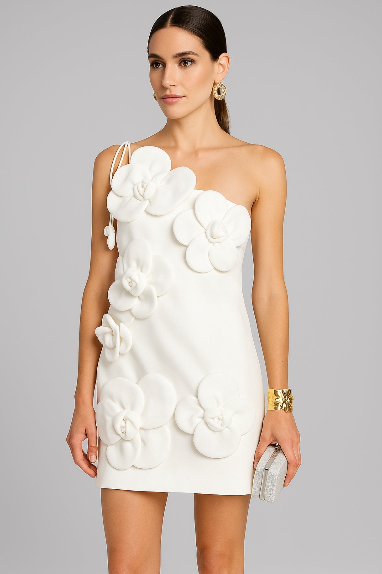 Vestido Corto Elegante Floral