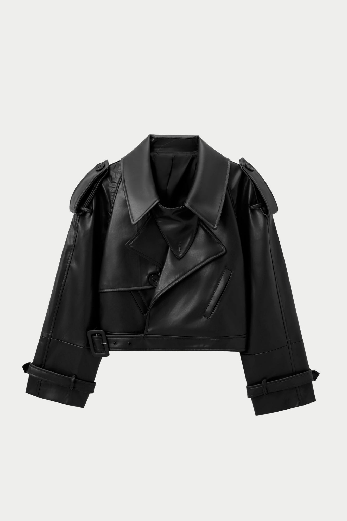 Chaqueta de Cuero Cropped