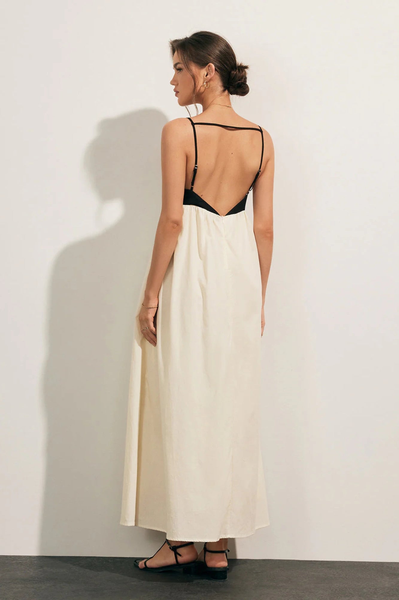 Vestido Largo Cintura Alta Elegante