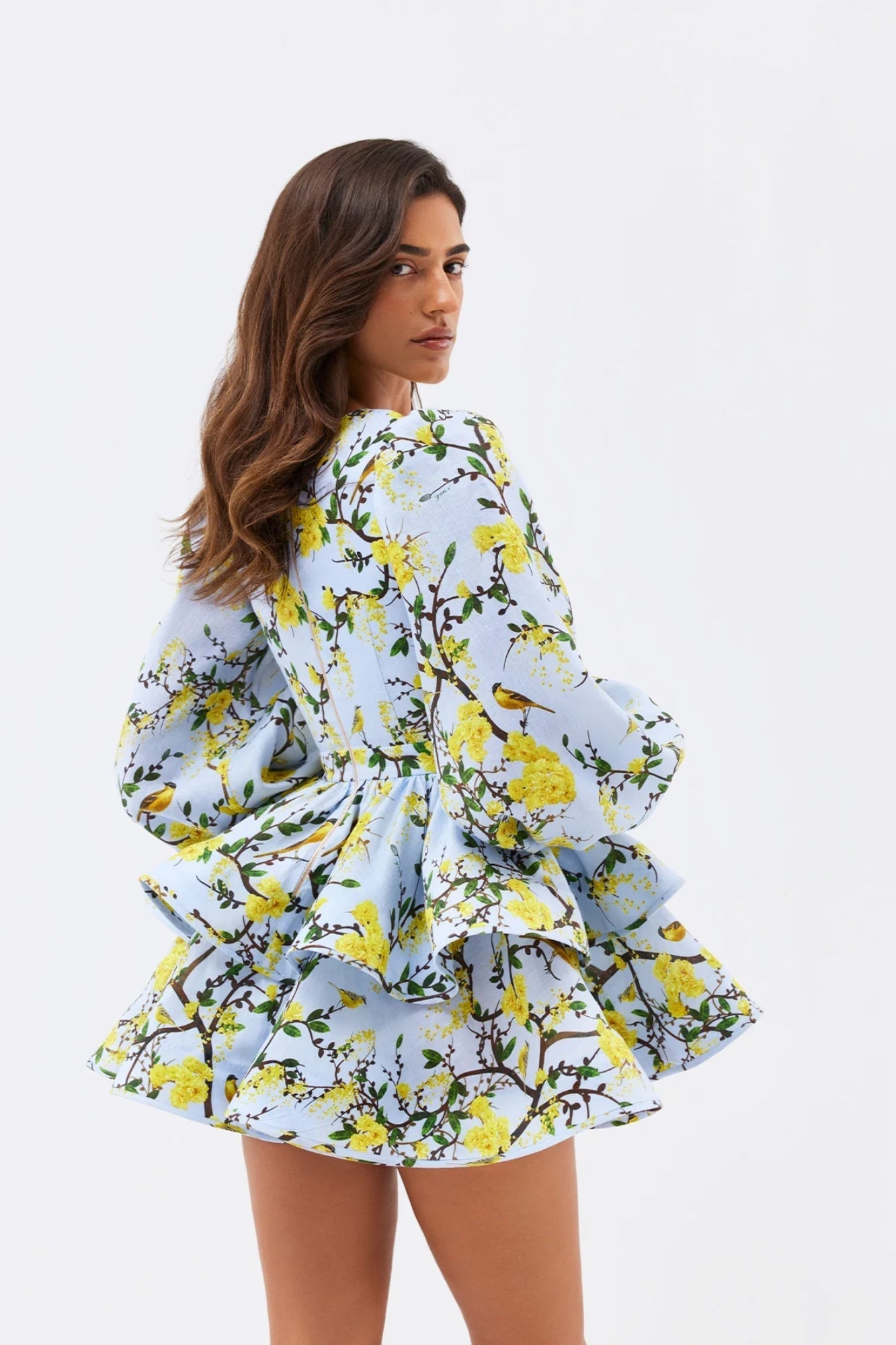 Vestido Corto Floral de Fiesta