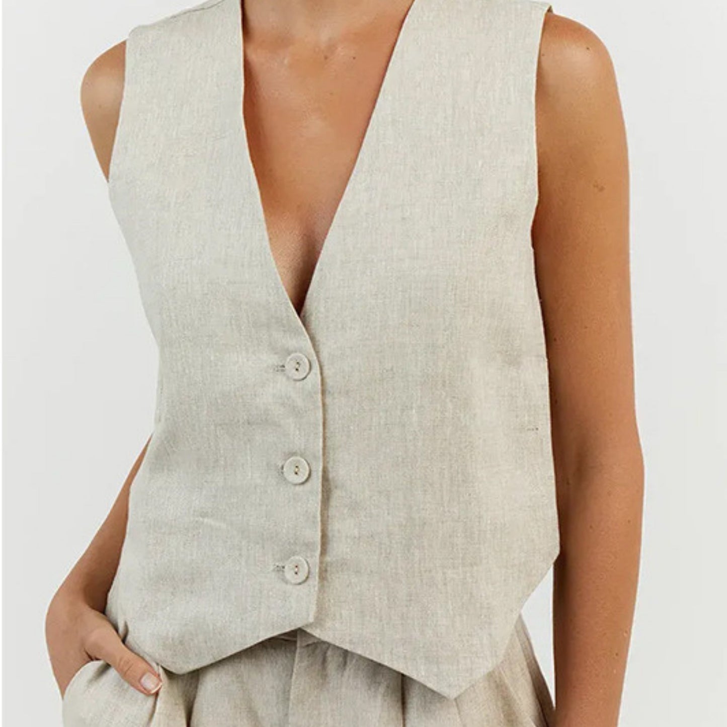 Conjunto Lino de Verano Natural