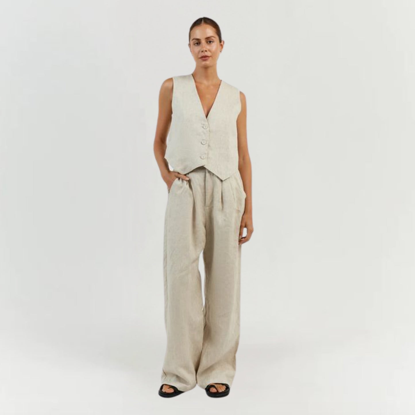 Conjunto Lino de Verano Natural