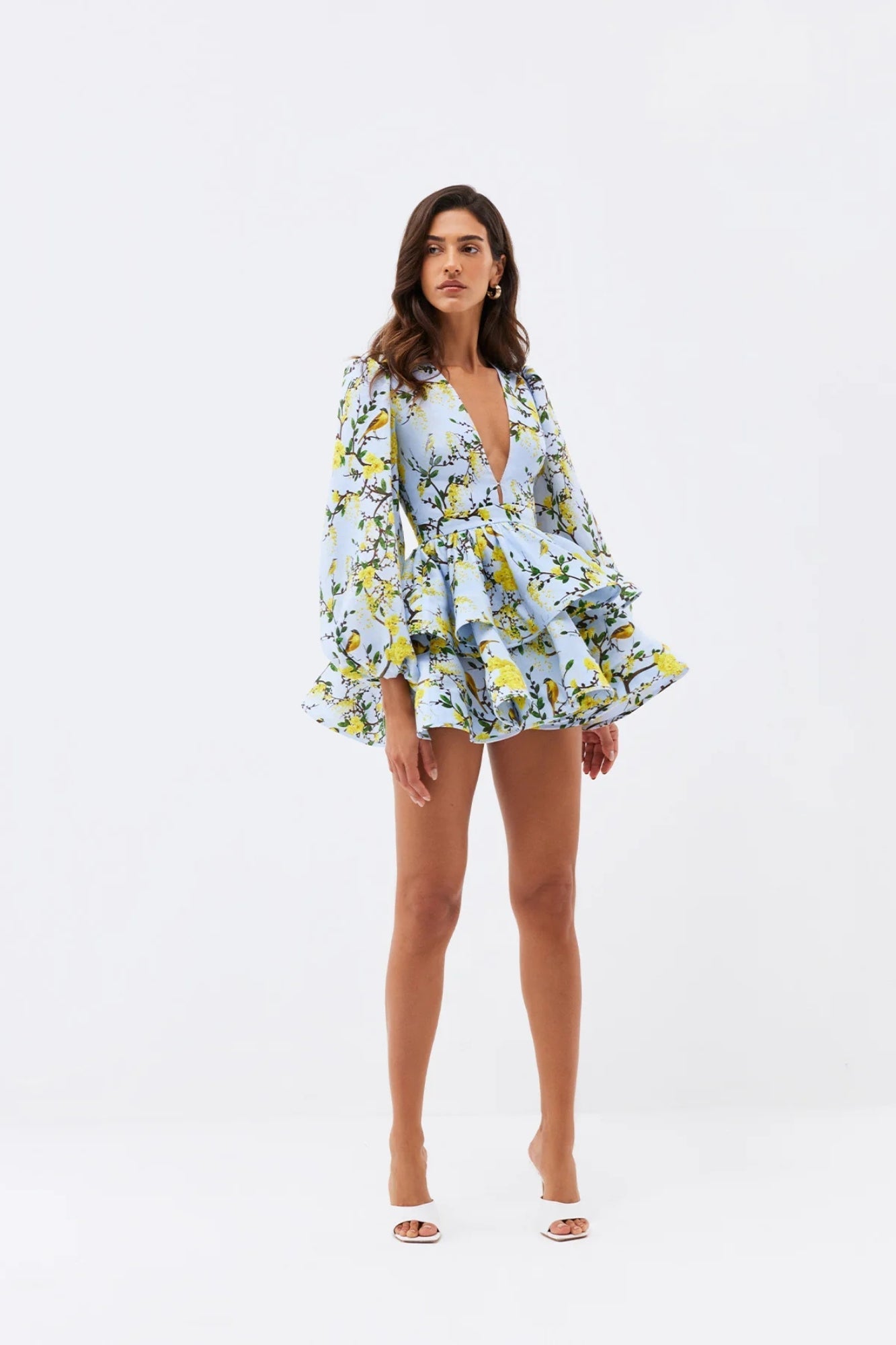 Vestido Corto Floral de Fiesta
