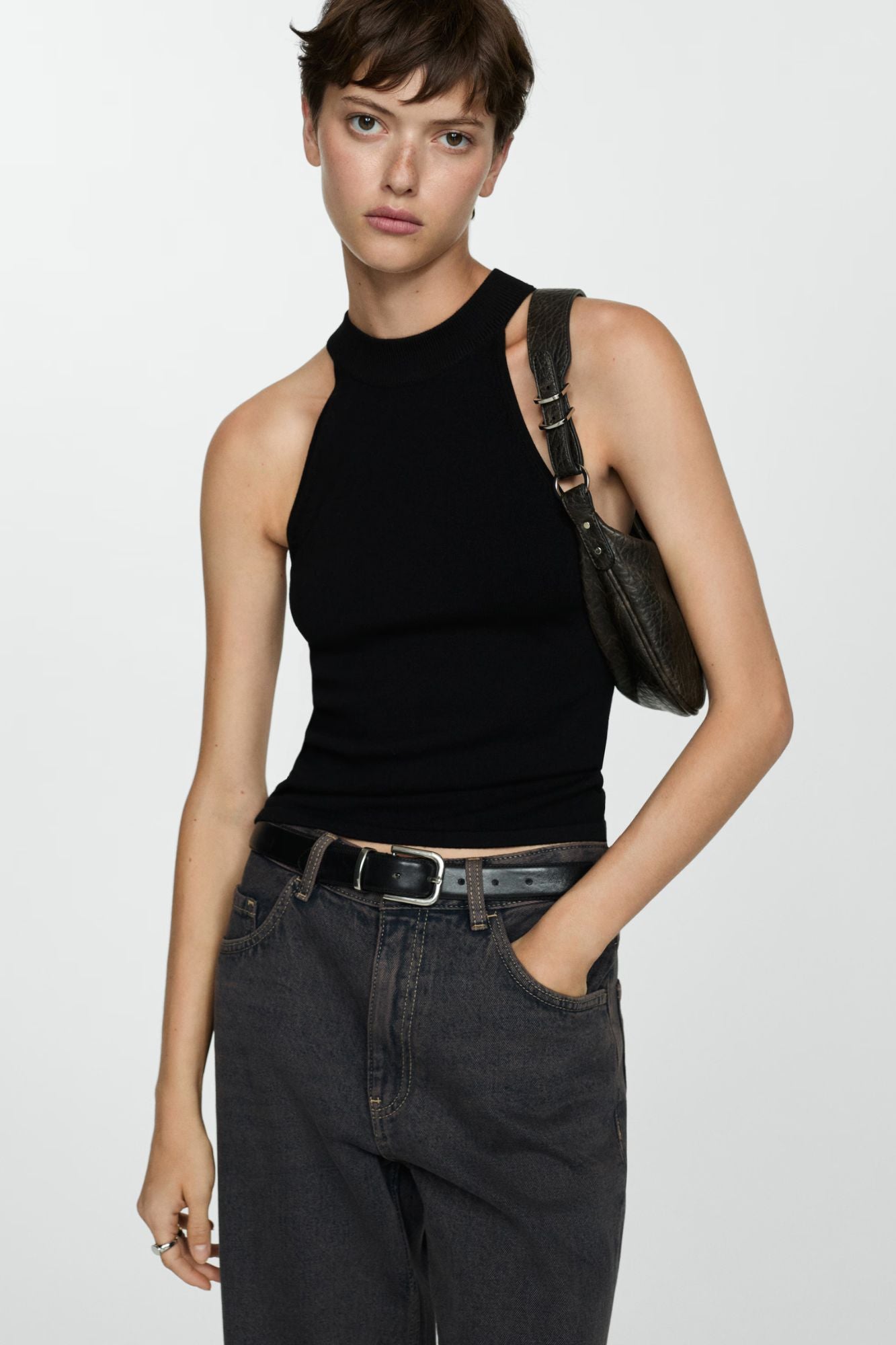 Blusa Casual de Punto