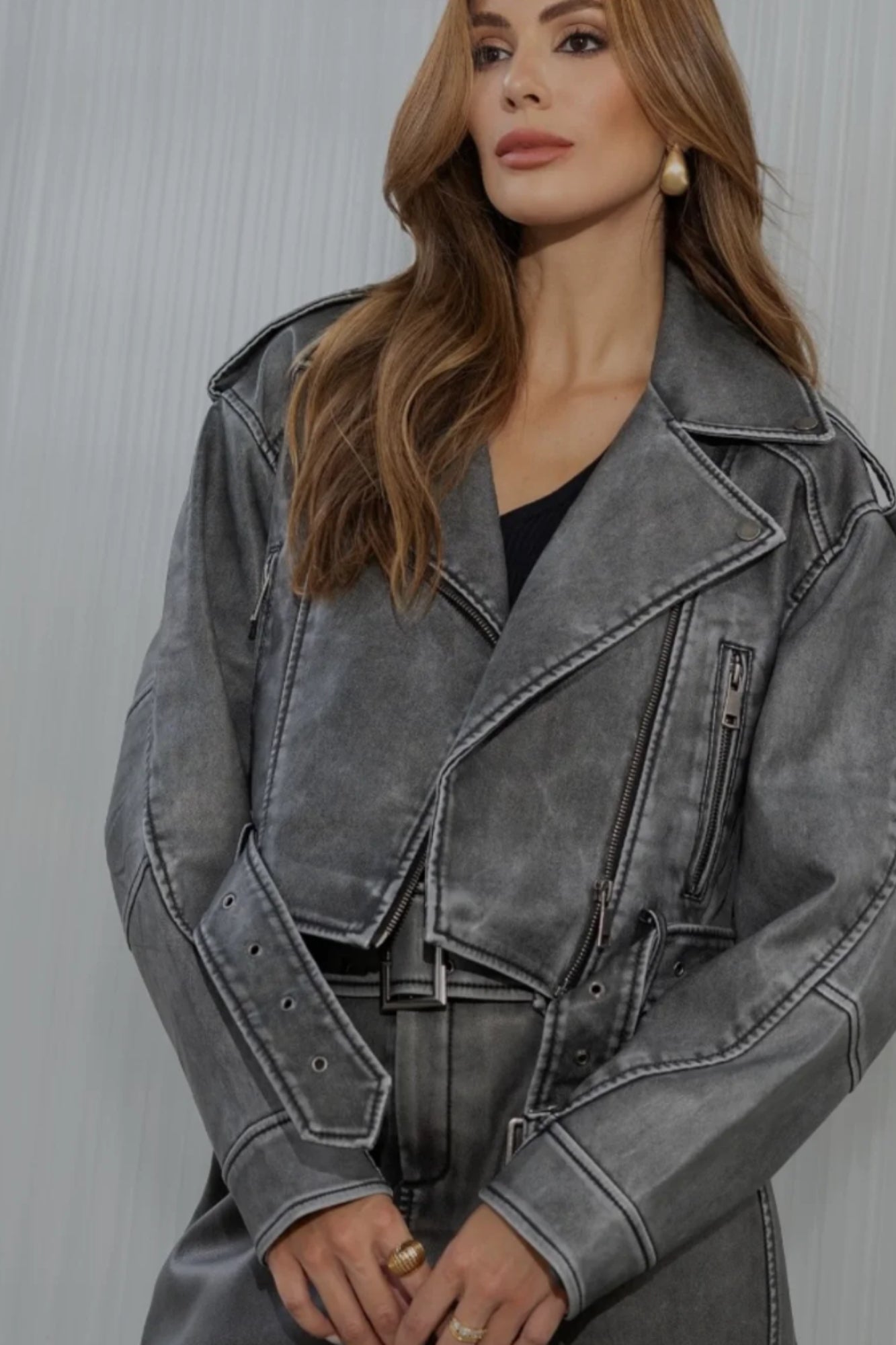 Chaqueta de Cuero Clásico