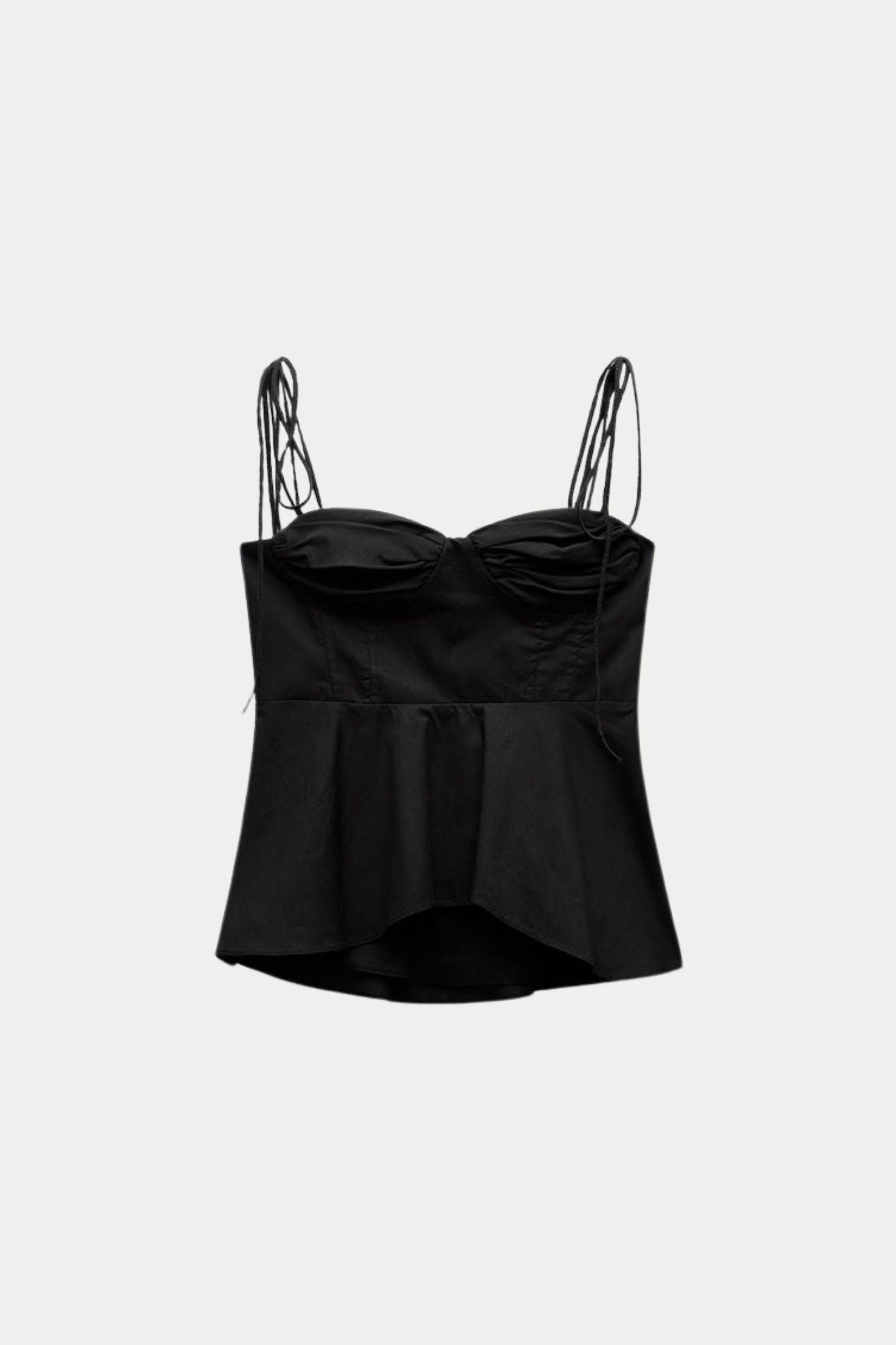 Blusa Asimétrica Tirantes Finos