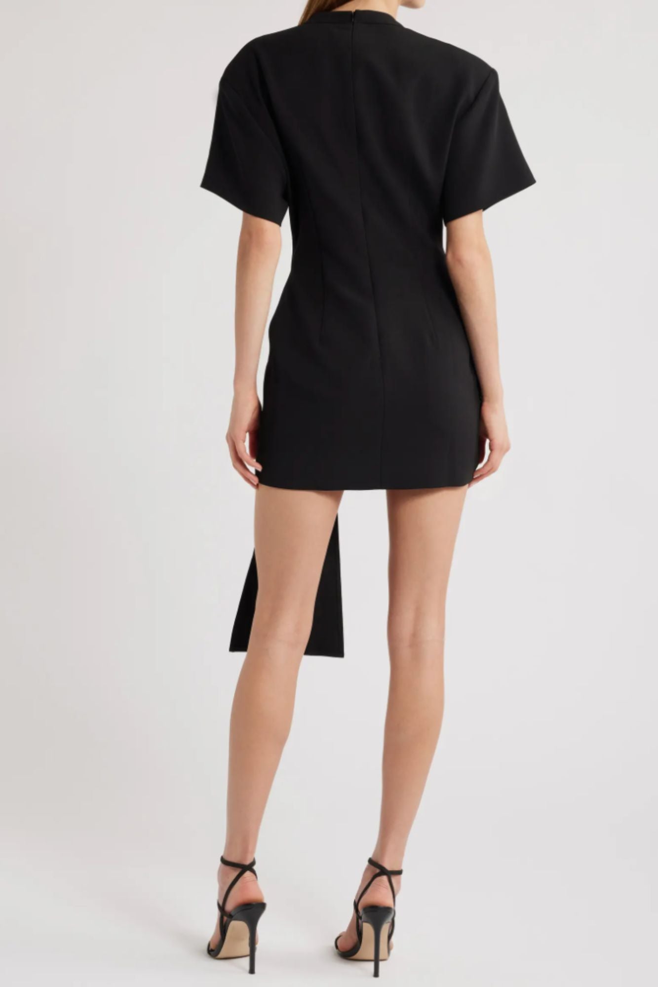 Vestido Mini Drapeado Elegante de Fiesta