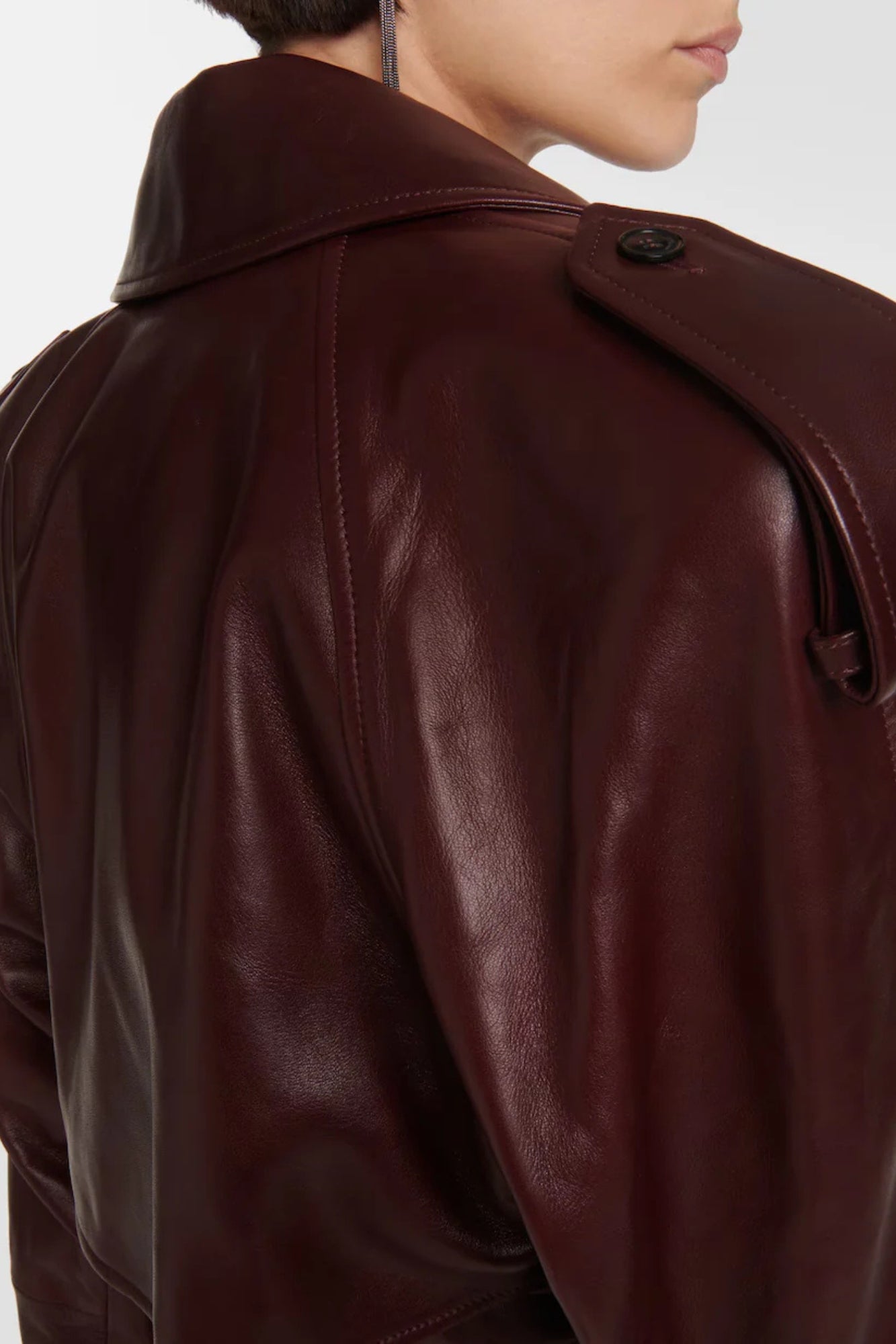 Chaqueta de Cuero Cropped