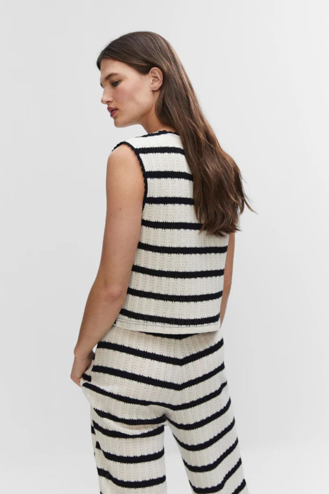 Conjunto de Rayas Casual
