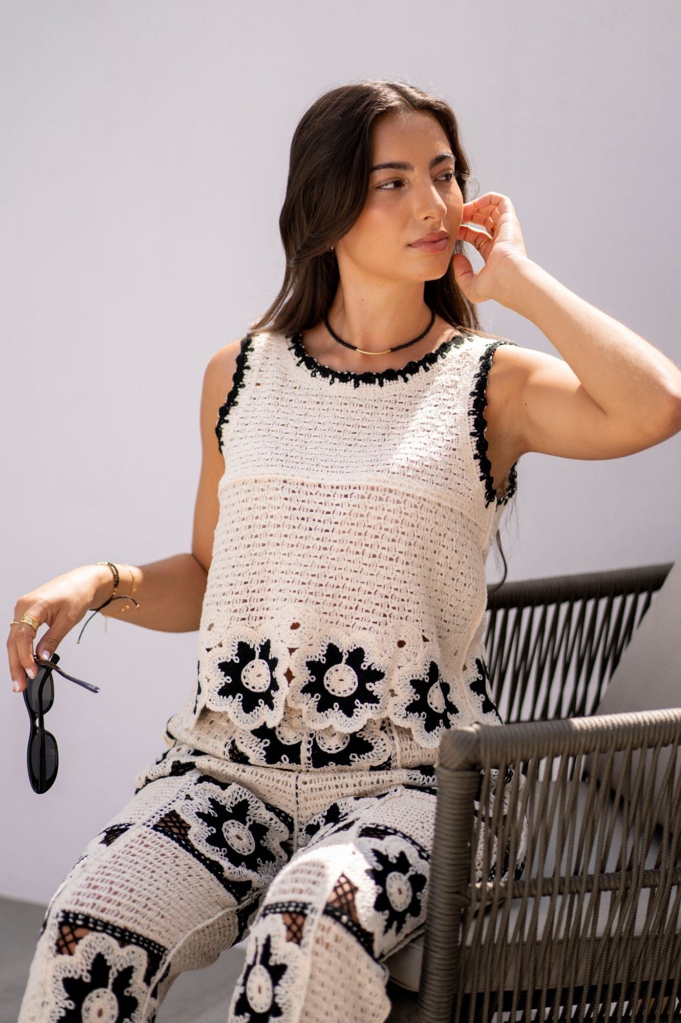 Conjunto Femenino de Ganchillo Artesanal