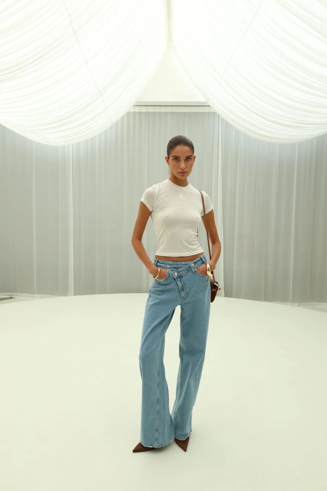 Pantalones Vaqueros Cintura Alta