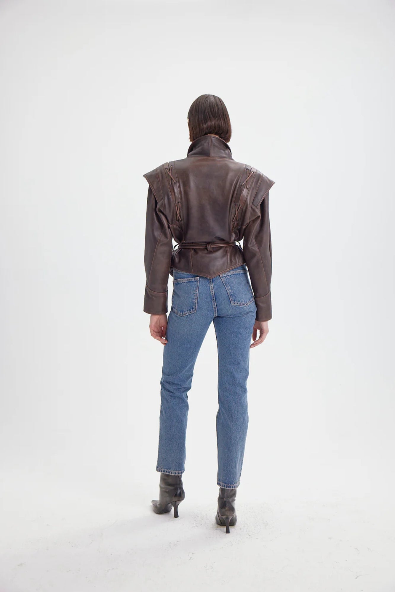 Chaqueta de Cuero Vintage