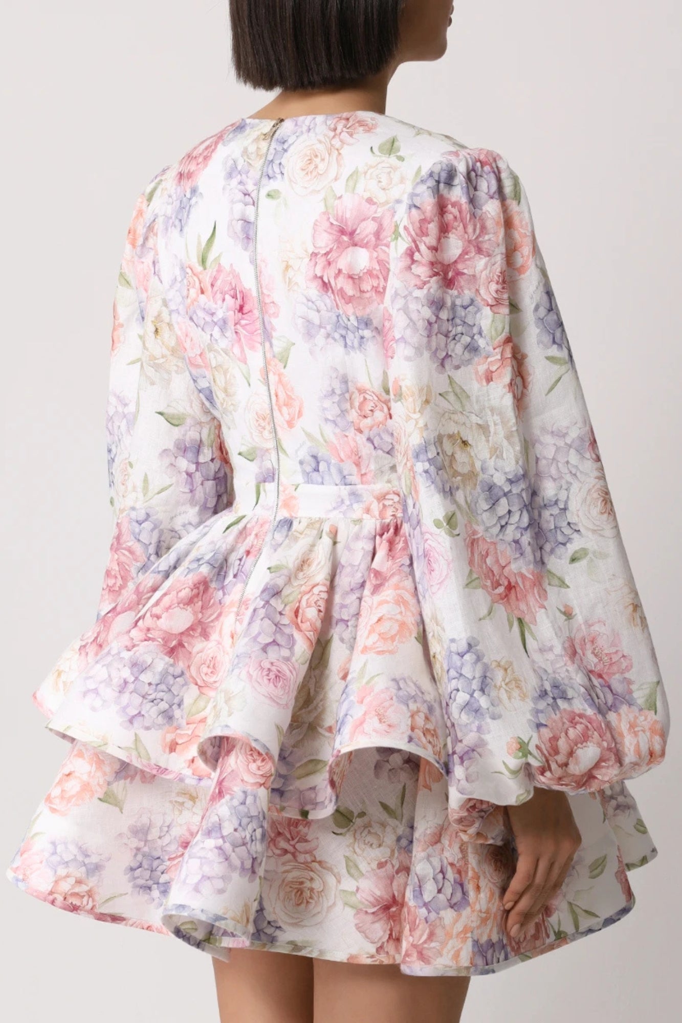 Vestido Corto Floral de Fiesta