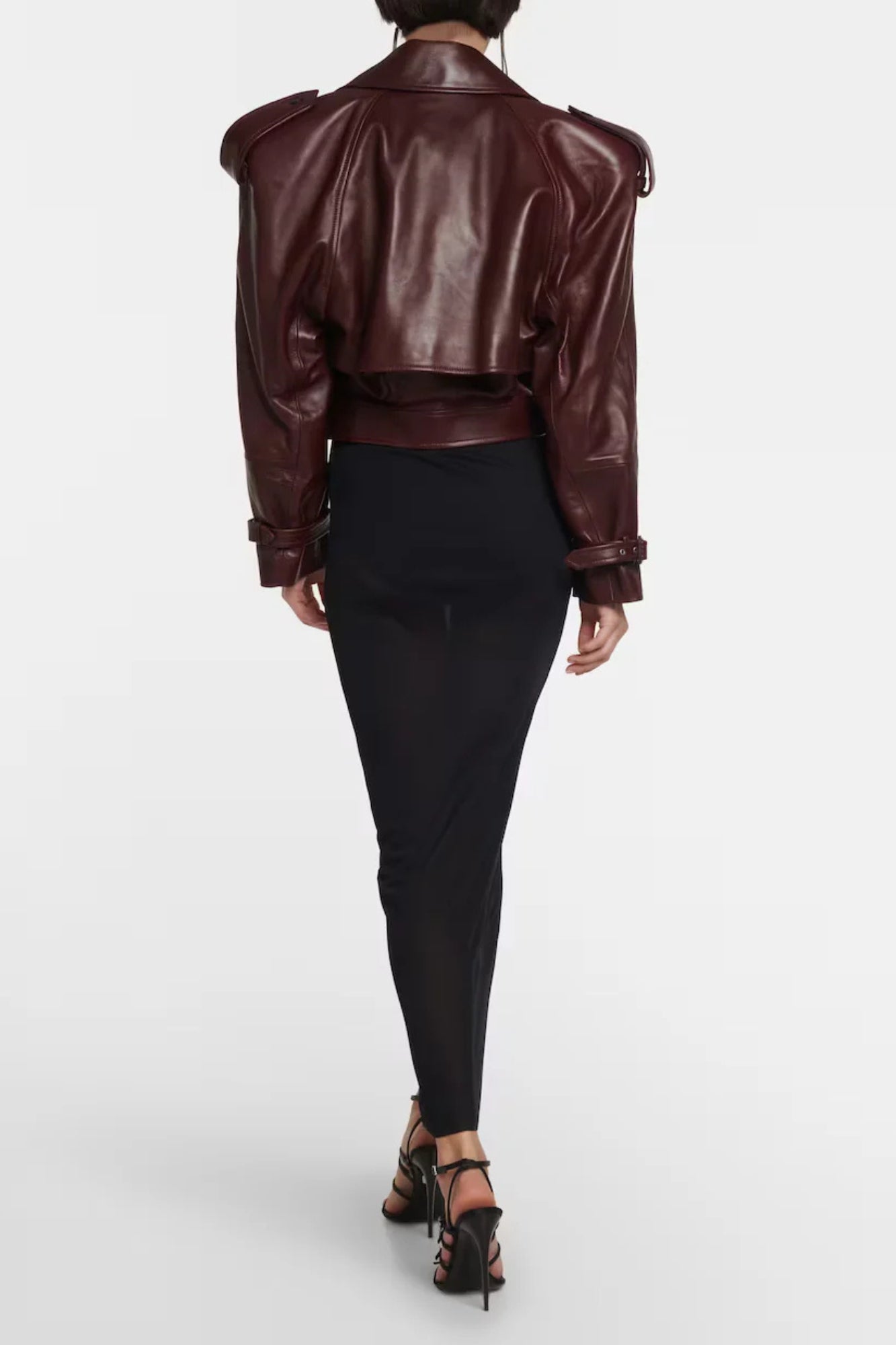 Chaqueta de Cuero Cropped