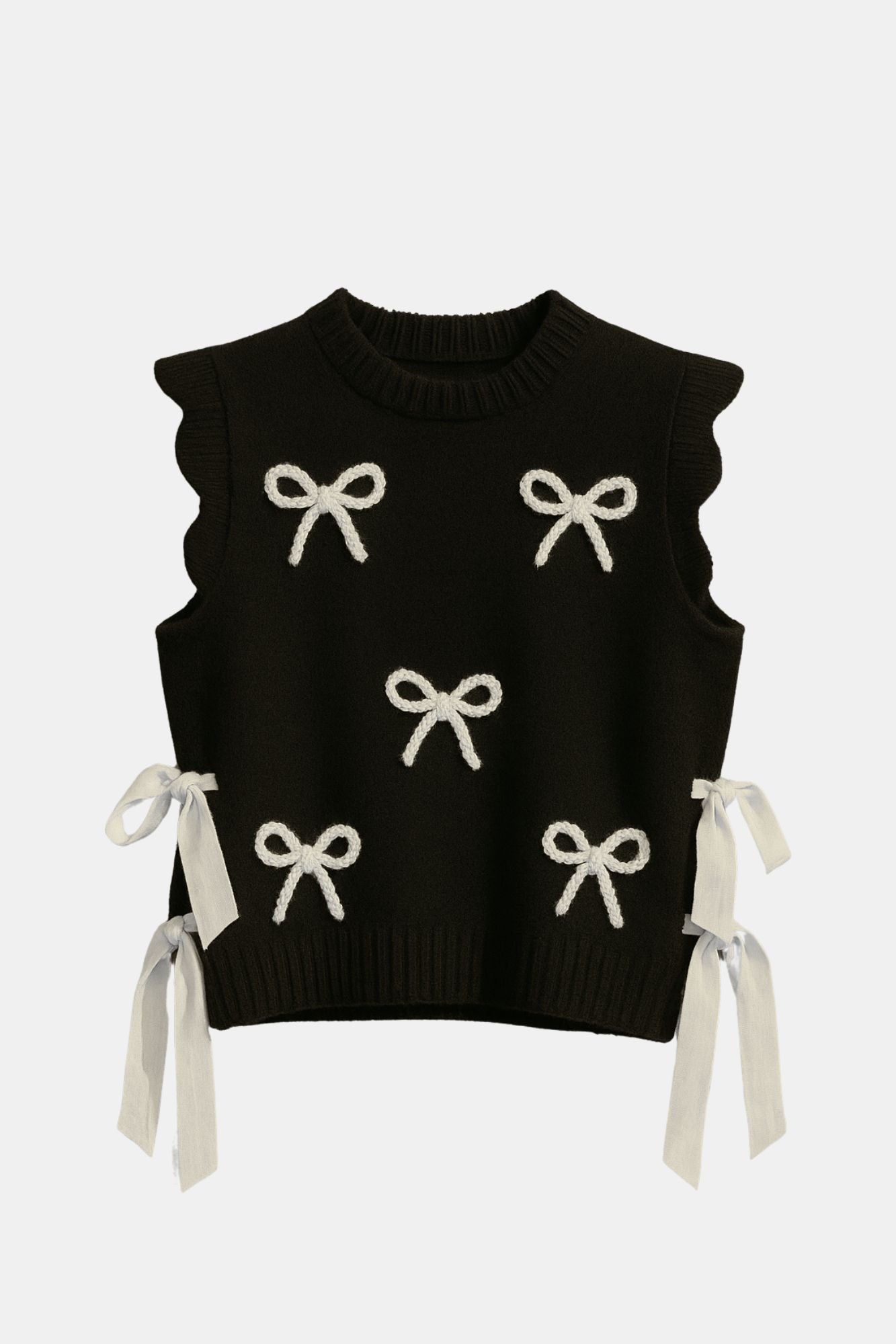 Blusa Chaleco con Lazos