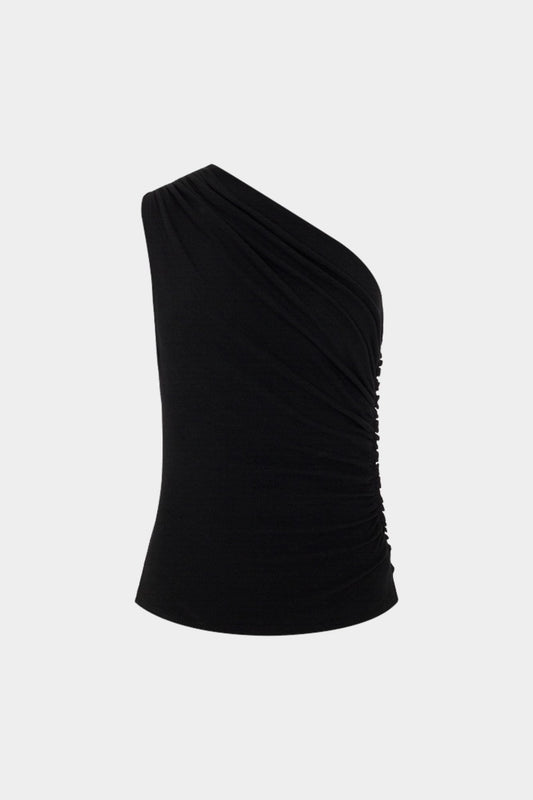 Blusa Asimétrica sin Tirantes