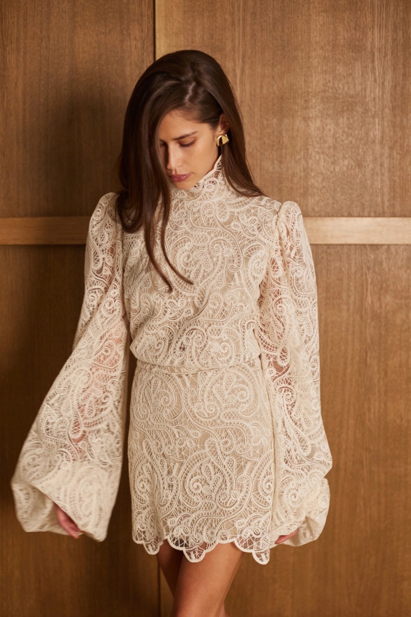 Conjunto Mujer Elegante de Encaje
