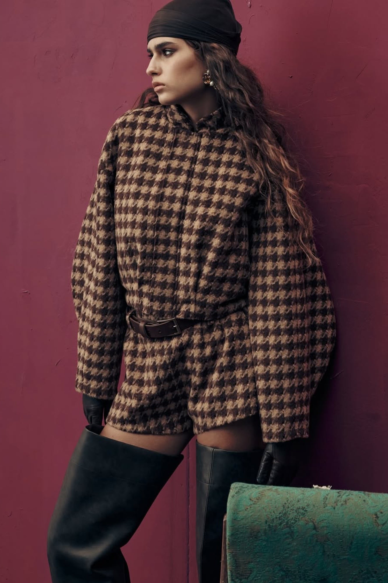 Conjunto Elegante Pied de Poule