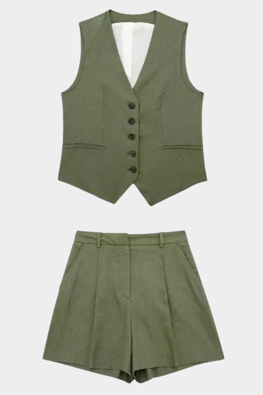 Conjunto Femenino Casual Sastrería