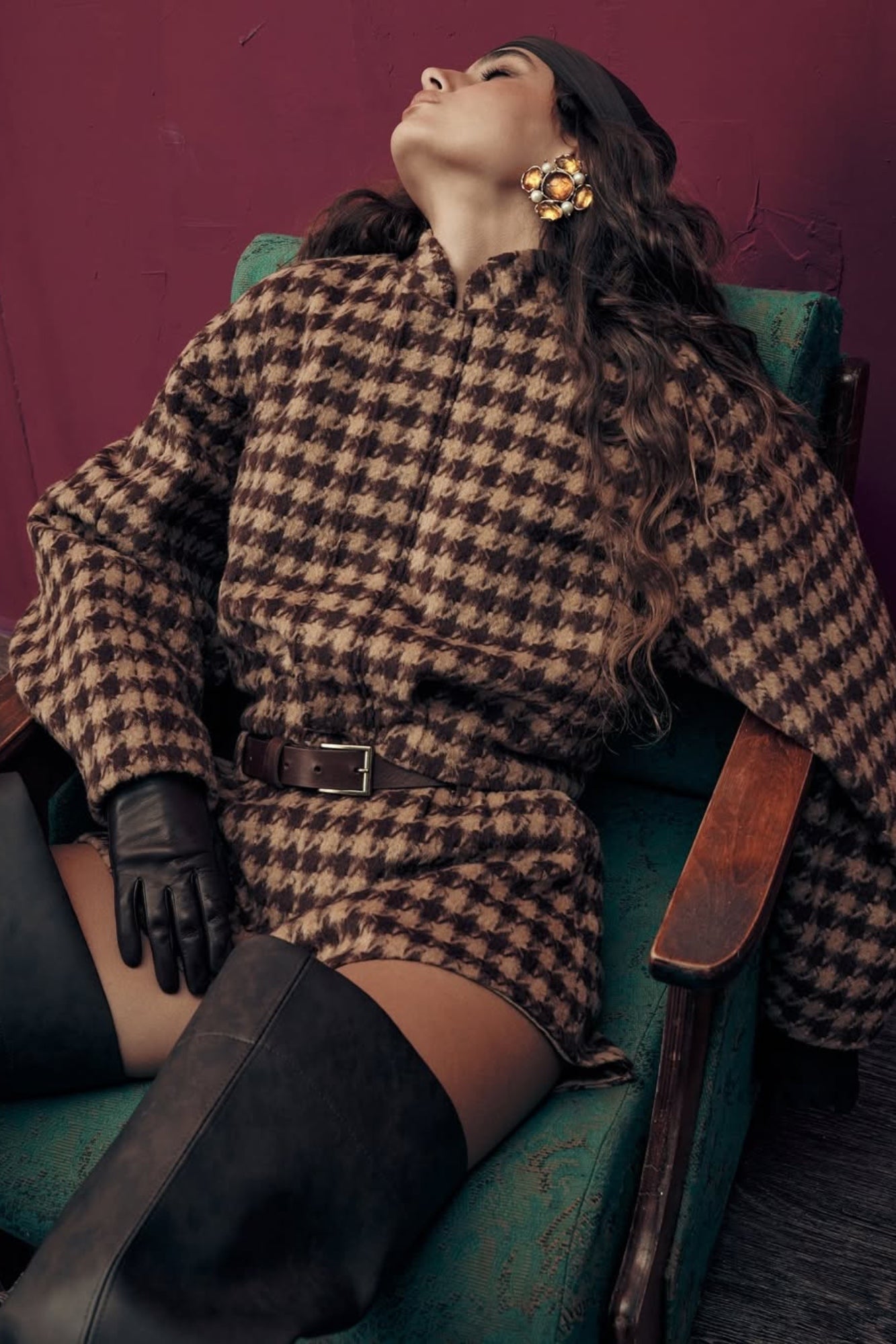 Conjunto Elegante Pied de Poule