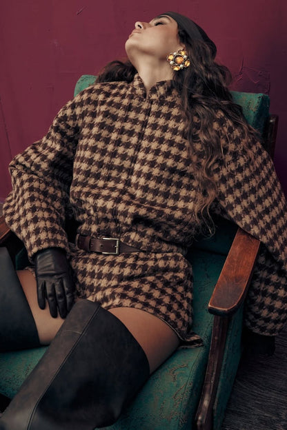 Conjunto Elegante Pied de Poule