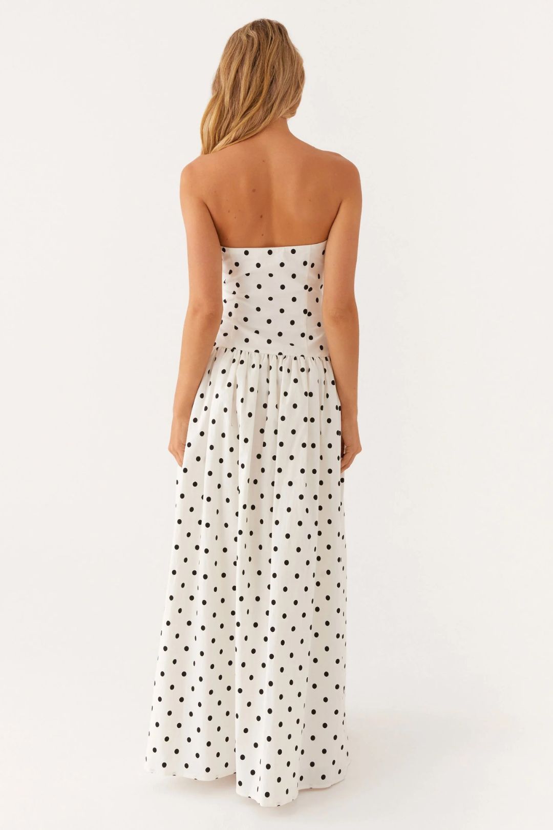 Vestido Largo Polkadot