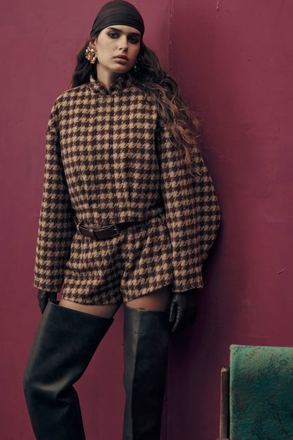 Conjunto Elegante Pied de Poule