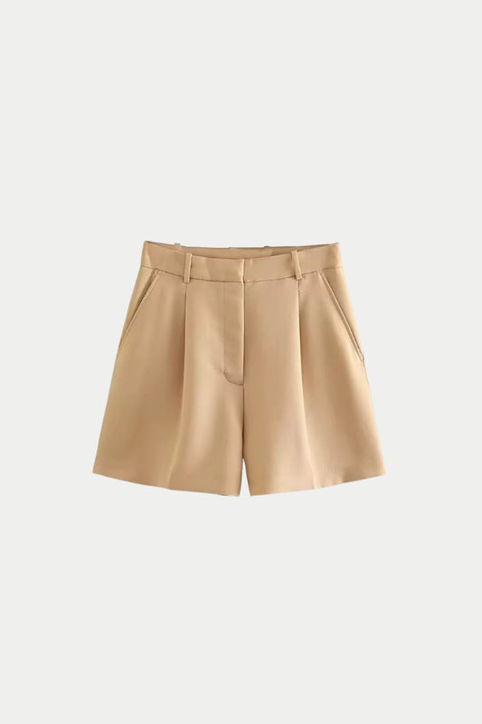 Pantalones Corto Cintura Alta