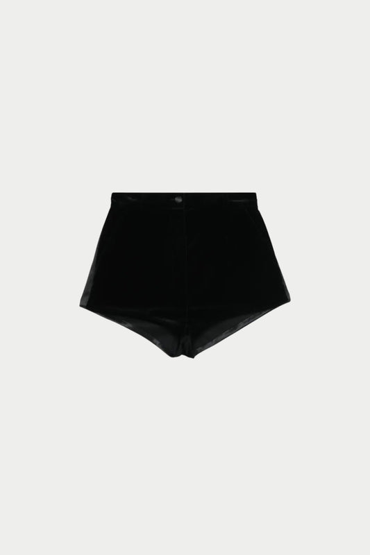 Mini Shorts de Terciopelo