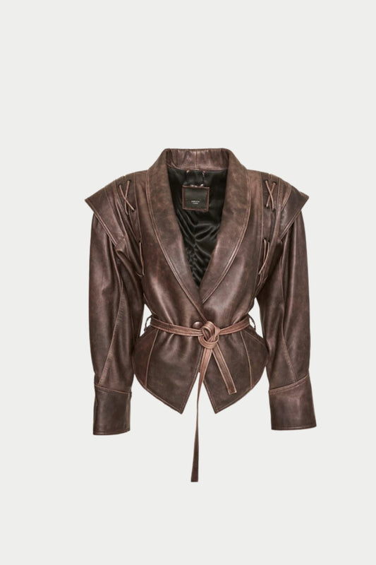 Chaqueta de Cuero Vintage