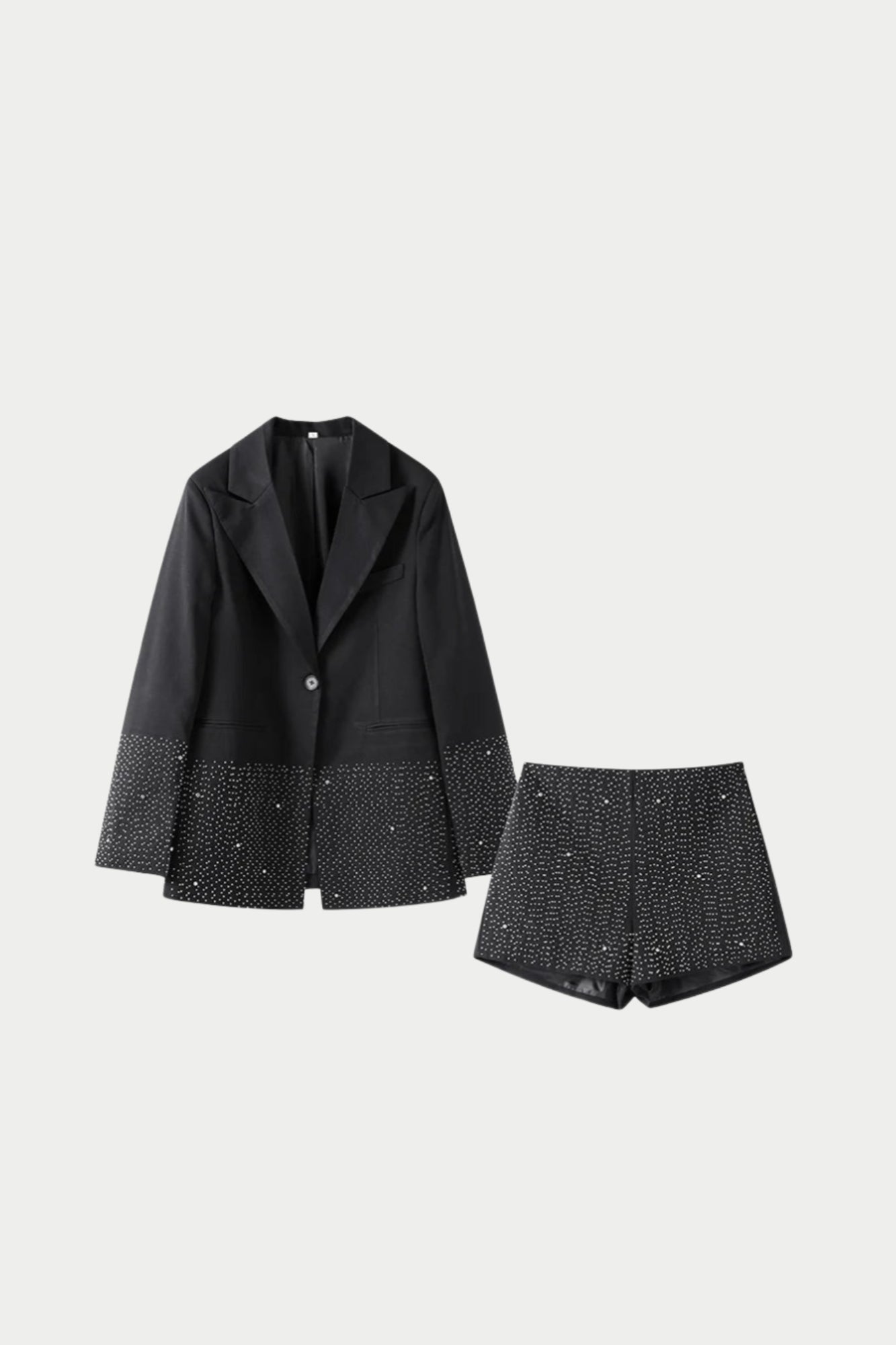 Conjunto Blazer y Mini Shorts de Fiesta