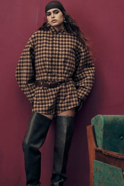 Conjunto Elegante Pied de Poule