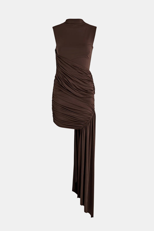 Vestido Corto Plisado Elegante de Fiesta