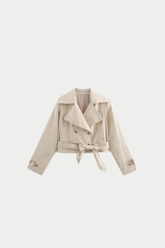 Gabardina Corta Elegante